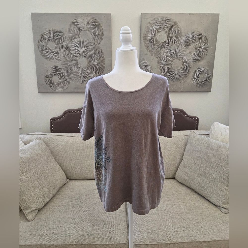 Crazy Shirts Chocolate Dyed T-shirt Sz Lg